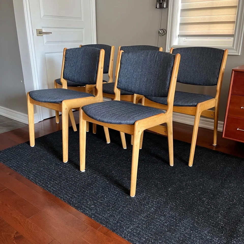 Set of 5 Mid-Century Modern Dining Chairs - photo 3