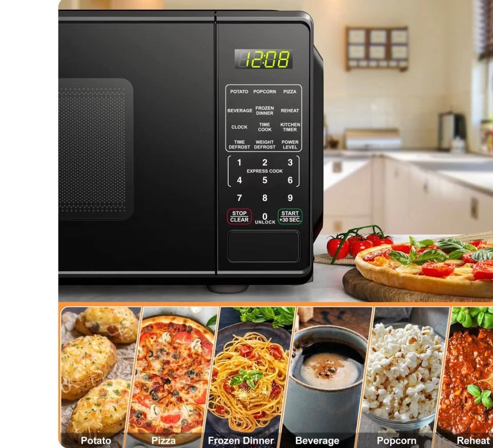 Mainstays 0.7 Cu ft Countertop Microwave Oven - photo 2