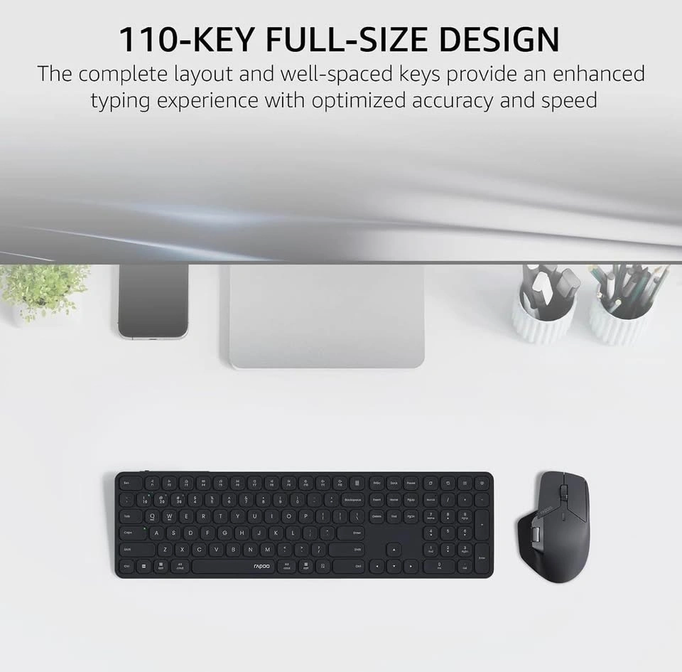 Rapoo 9360M Multi-mode Wireless Keyboard & Mouse Set - BRAND NEW - photo 2