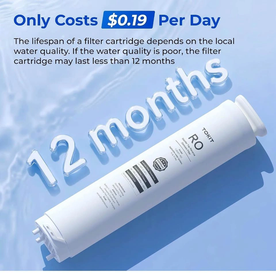 TOKIT RO Replacement Filter for T1&T1Pro, NSF/ANSI 58 Certified - photo 3
