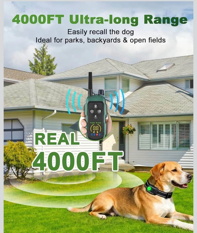 4000FT Remote Dog Training Collar with 4 Modes - brand new - photo 3