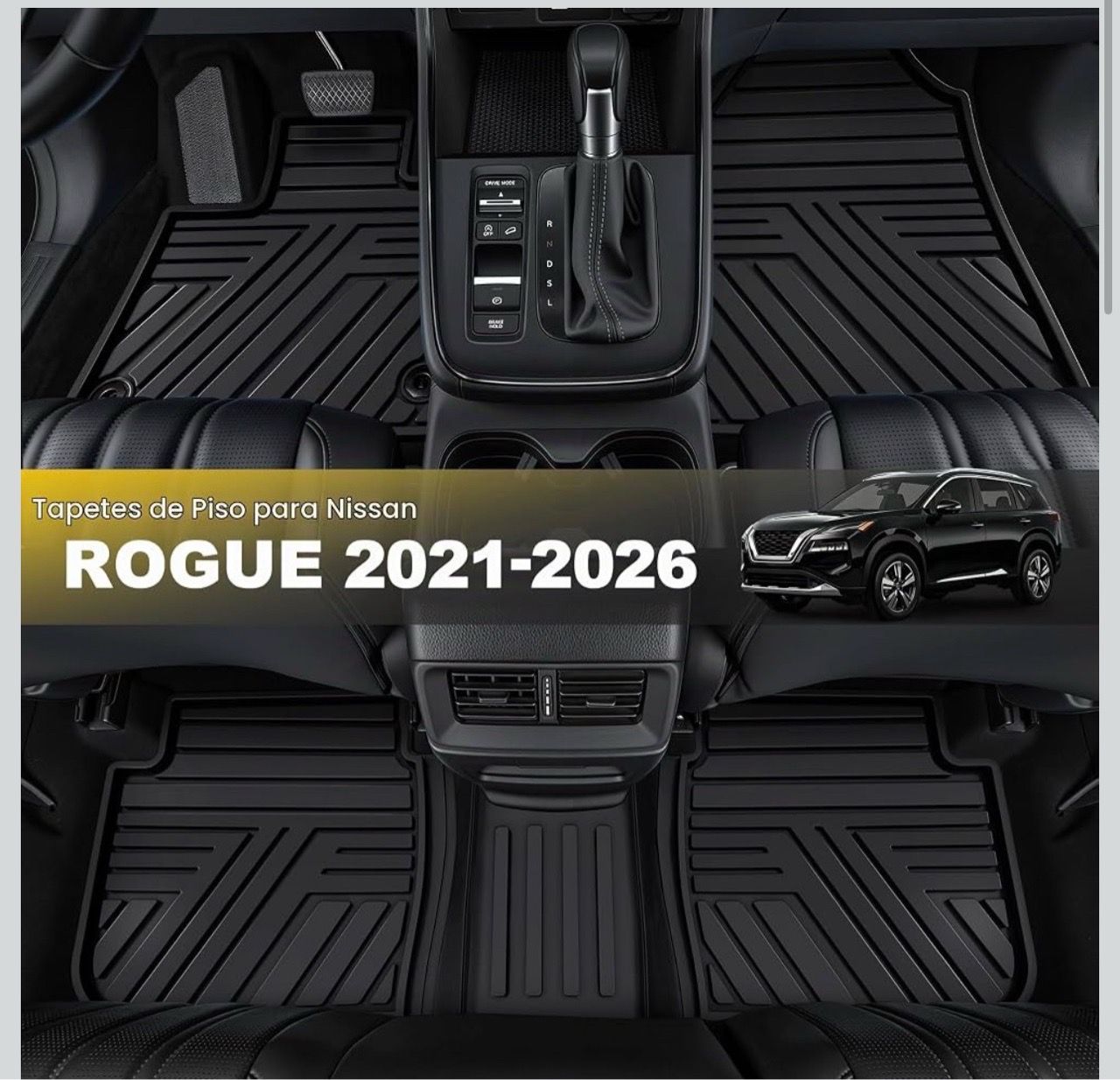 Floor Mats Custom Fit for Nissan Rogue 2021-2026 - photo 2