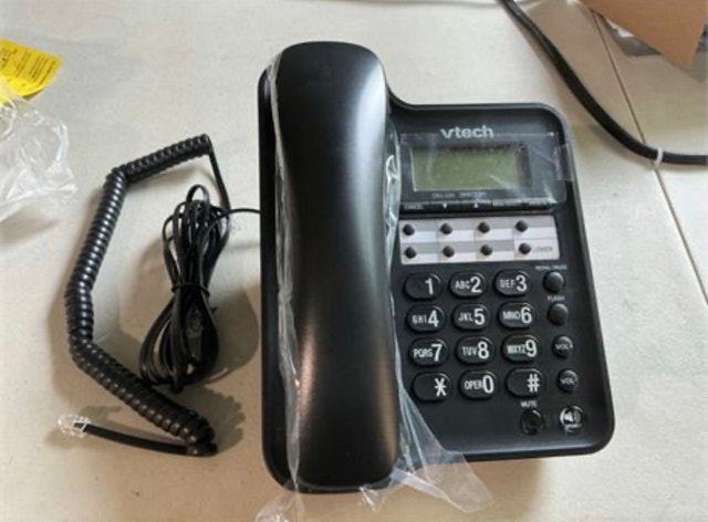 VTECH® Corded Speakerphone with Caller ID - Black - photo 3