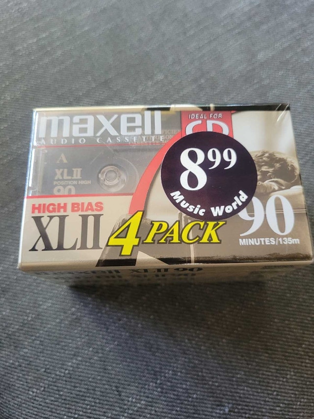 Maxell XLII 90 Audio Cassette Tapes