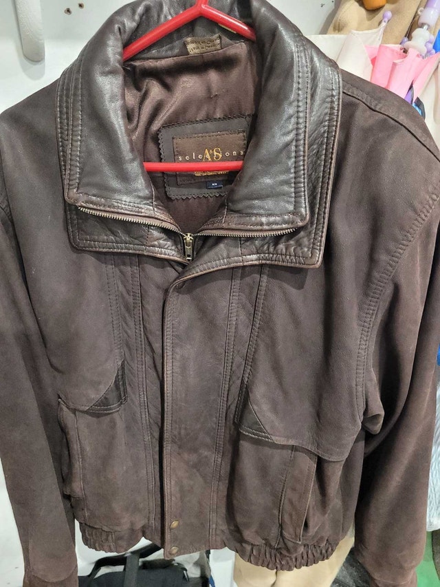 A&S Selections Leather Jacket Medium size