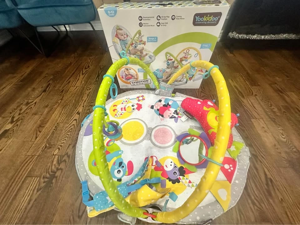 Yookidoo 3-in-1 Baby Gym Mat Activity Center - photo 3
