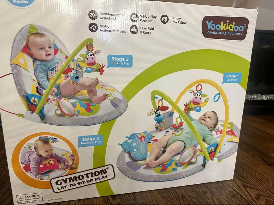 Yookidoo 3-in-1 Baby Gym Mat Activity Center - photo 4