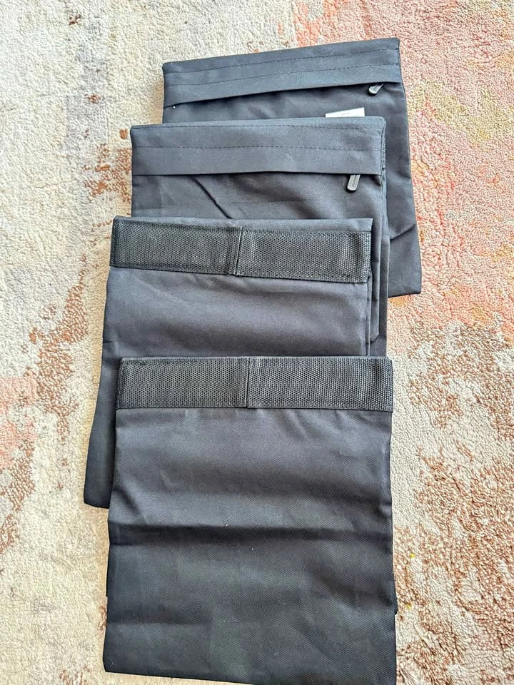 Set of 4 Black Heavy Duty Sandbags