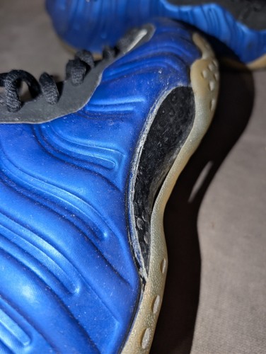 Nike Air Foamposite One Royal 2007 Mens Size 7.5 Dark Neon Blue - photo 4