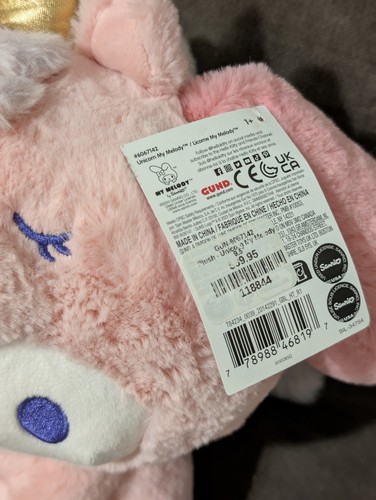 GUND Sanrio My Melody Sleeping Unicorn Plush - photo 3