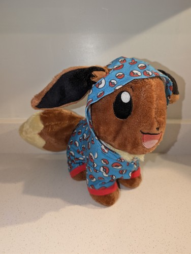 Build A Bear 16” Eevee Pokemon Plush with Pokeball Pajamas