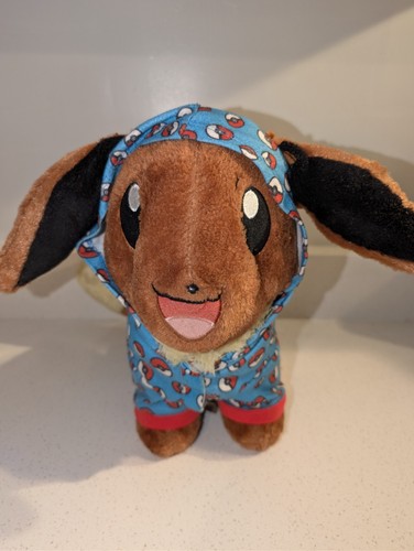 Build A Bear 16” Eevee Pokemon Plush with Pokeball Pajamas - photo 2