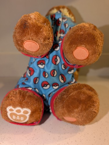 Build A Bear 16” Eevee Pokemon Plush with Pokeball Pajamas - photo 3