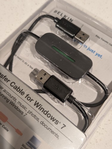 Belkin EASY TRANSFER CABLE for Windows 7 NEW/SEALED - photo 3