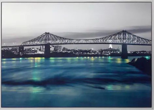 Jacques Cartier Bridge Framed Wall Art