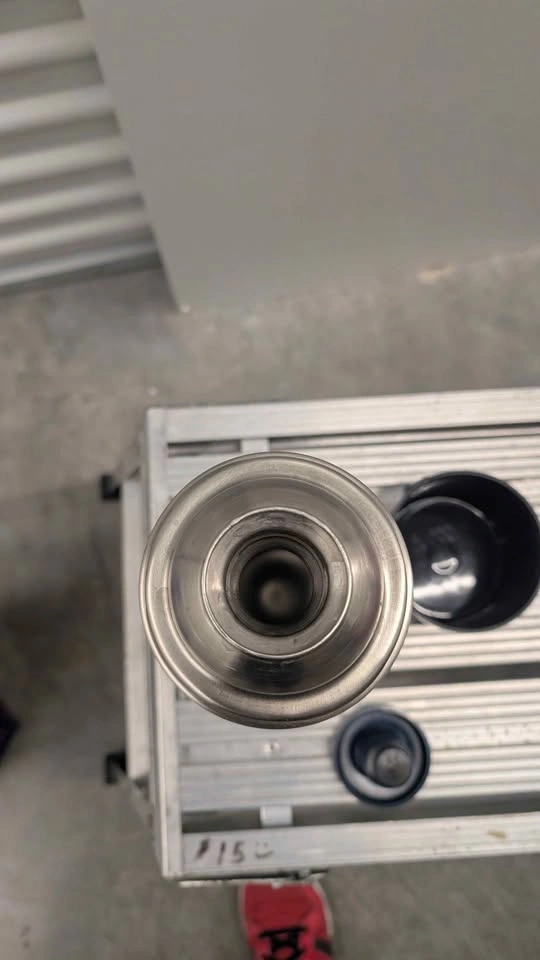 Vintage Thermos 1-Quart Stainless Steel Vacuum Bottle - photo 3