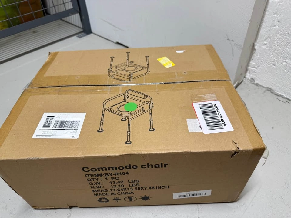 Brand New Extra Wide Bathroom Commode Chair New in Box - photo 5