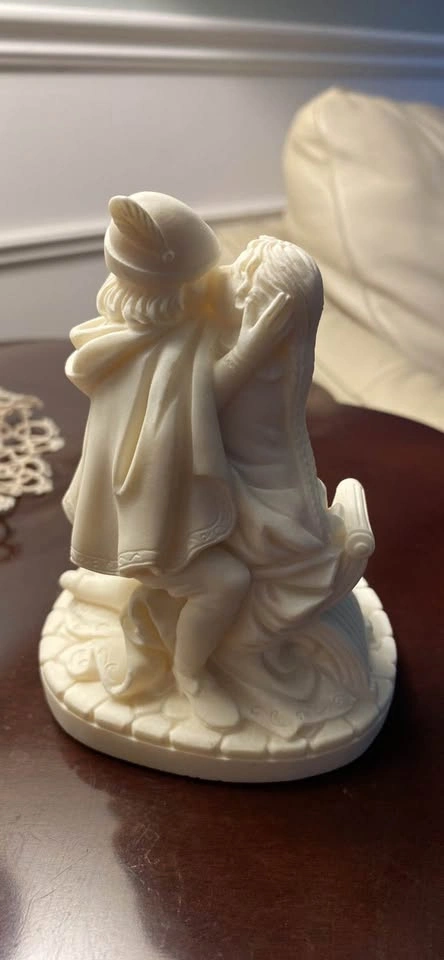 Romeo & Juliet Giulietta E Romeo Signed Lucchesi Faro Alabaster - photo 2