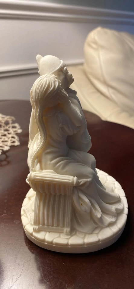 Romeo & Juliet Giulietta E Romeo Signed Lucchesi Faro Alabaster - photo 4