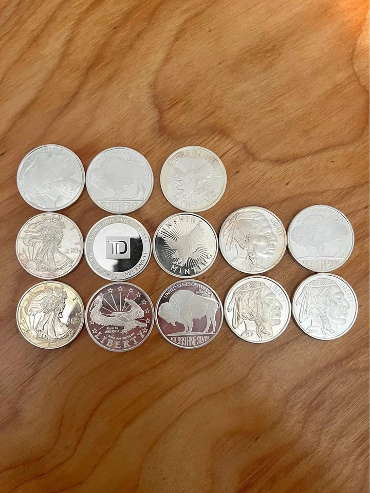 99.9% Silver Rounds