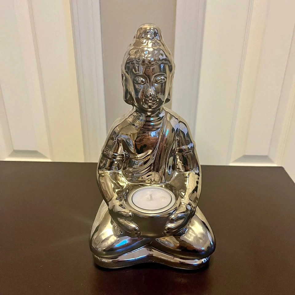 Buddha Statue Tealight Candle Holder