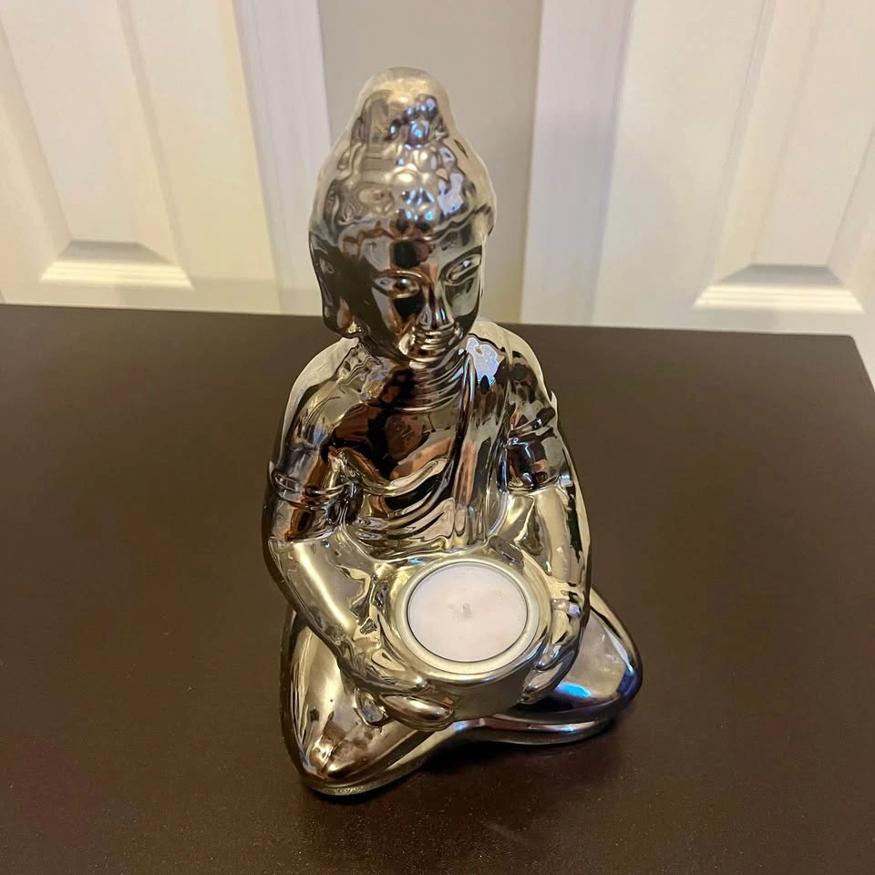 Buddha Statue Tealight Candle Holder - photo 5