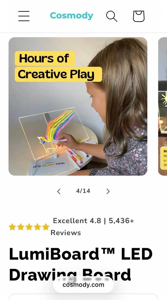 Cosmody LED Drawing Board - photo 2