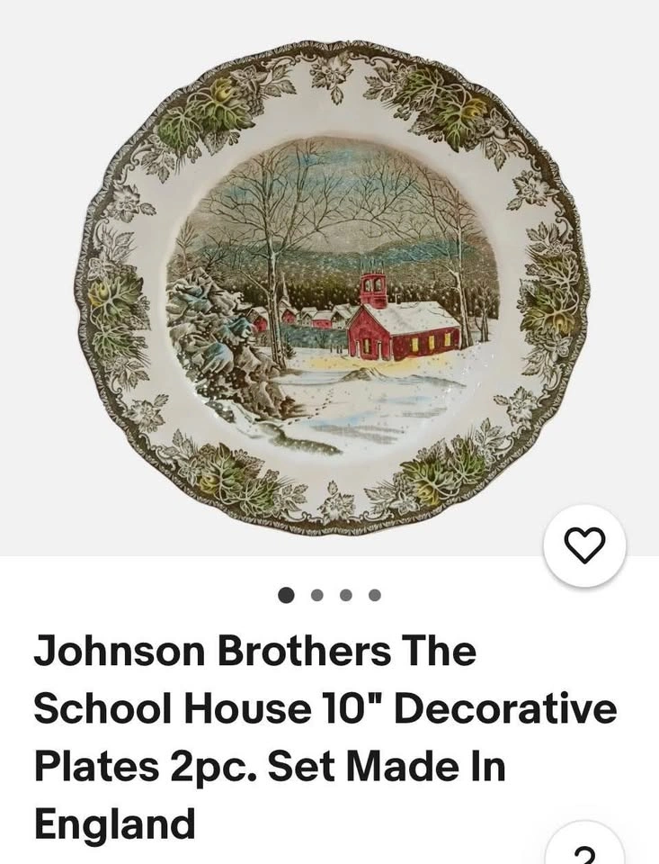 Johnson Brothers The School House 10" Decorative Plate - photo 5