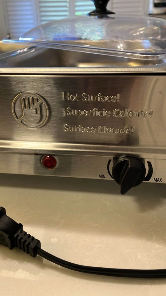 Elite Gourmet 7.5QT Stainless Steel Buffet Server - photo 4