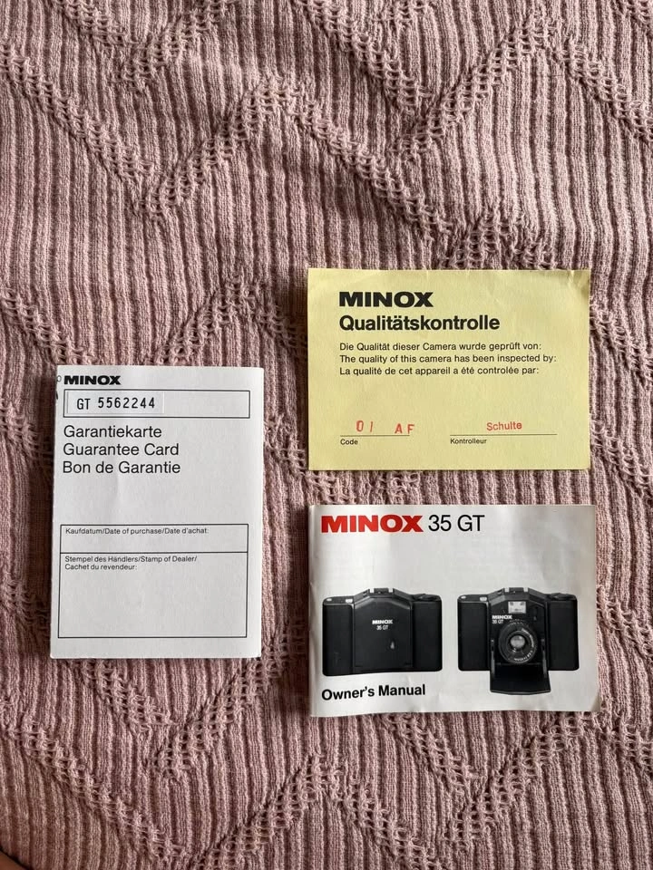 Minox 35 GT 35mm Film Camera (Complete Boxed Set) - photo 5
