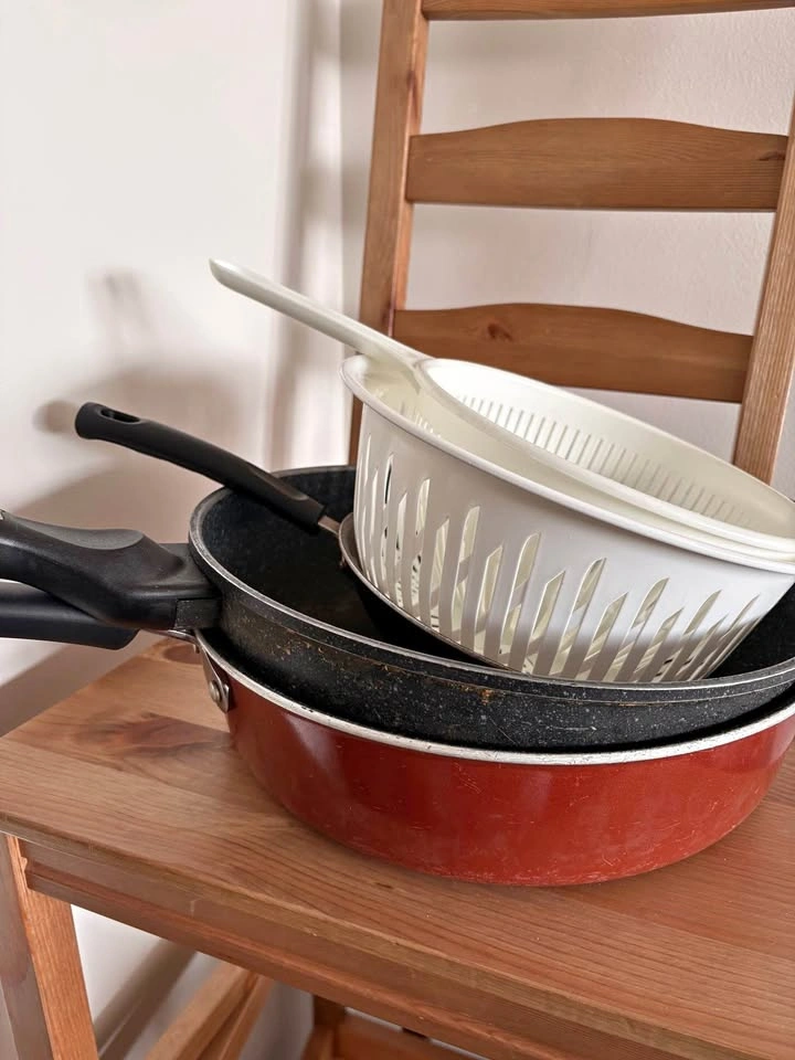 Kitchen Bundle – 3 Pans + 2 Strainers 🍳