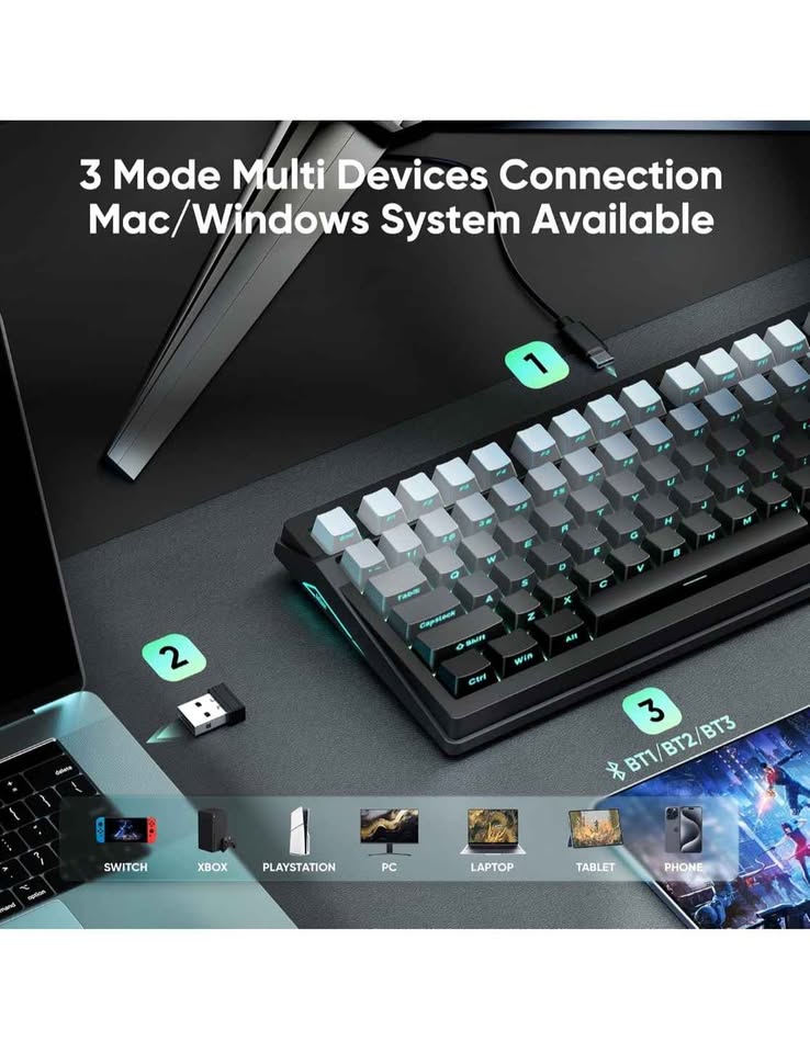 RedThunder K95 Wireless Mechanical Keyboard - photo 3