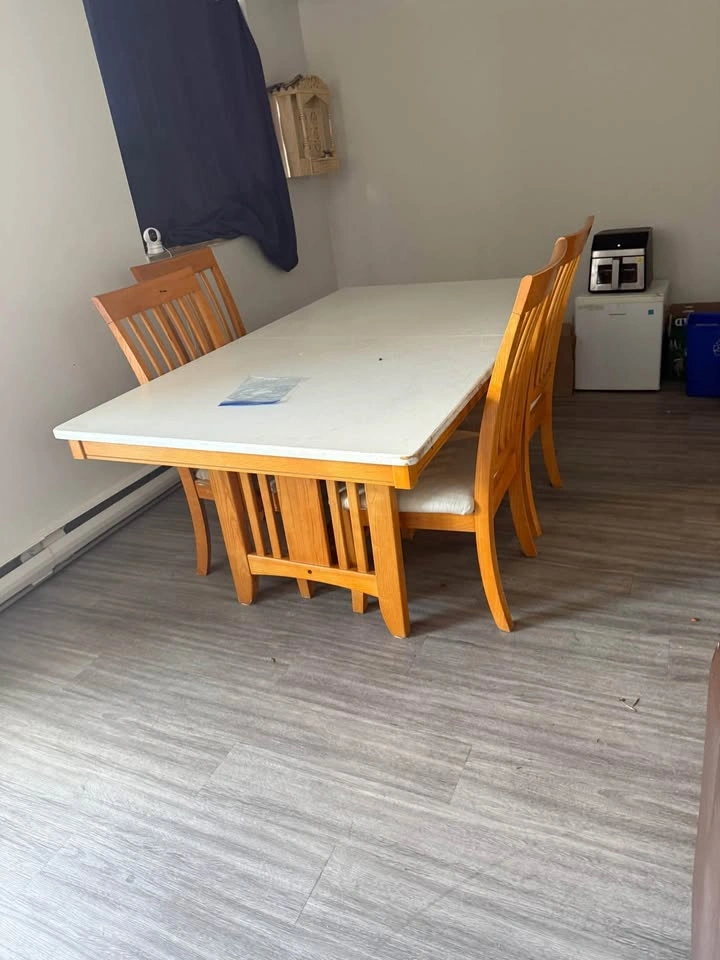 Dining table 4 chairs set - photo 2