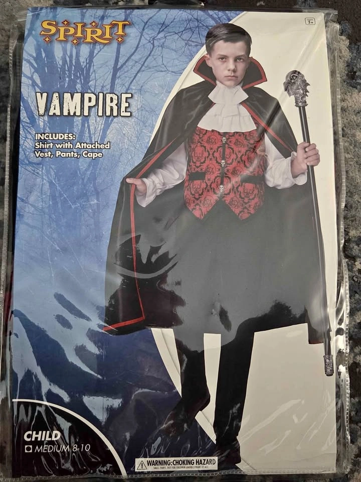3 Halloween Costumes for Boys: Vampire, Ninja, Grim Reaper
