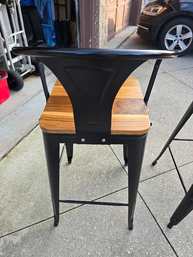 Set of 4 Industrial Style Stools