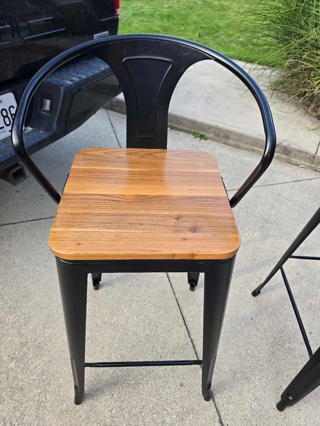 Set of 4 Industrial Style Stools - photo 5
