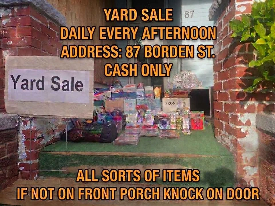 Yard Sale: Assorted Items