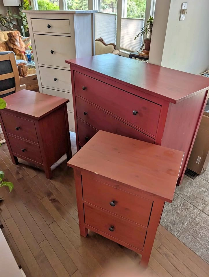 Ikea nightstands, dresser and cabinet