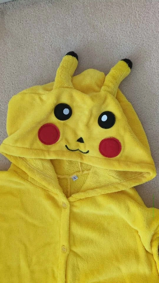 Pikachu onesie pajamas or costume - large size - photo 2