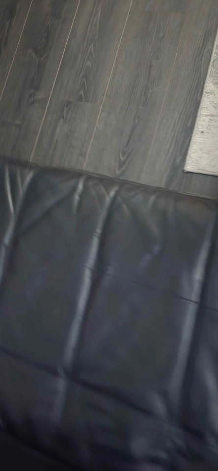 Black Leather Sectional Sofa - photo 4