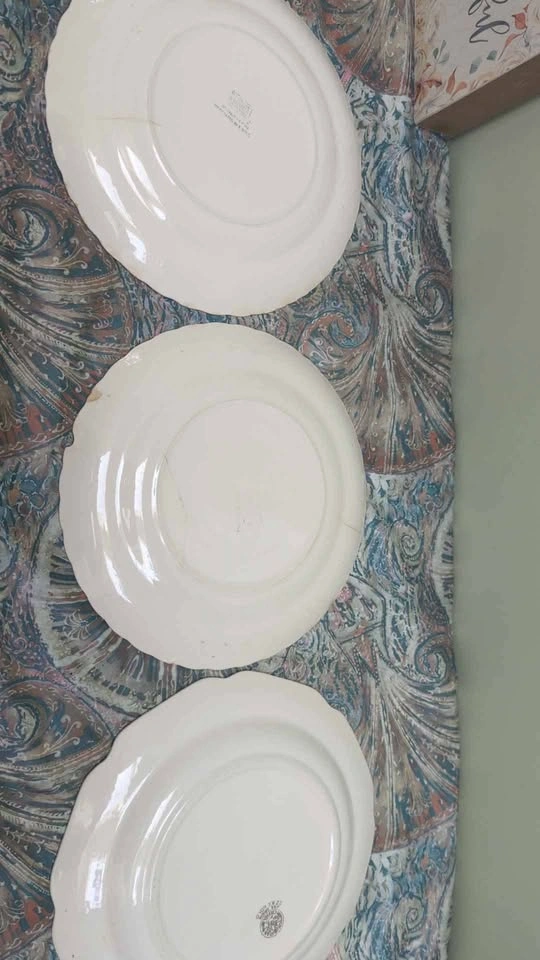 Vintage 22K Gold Dinner Plates - Limoges & Georgian - photo 2