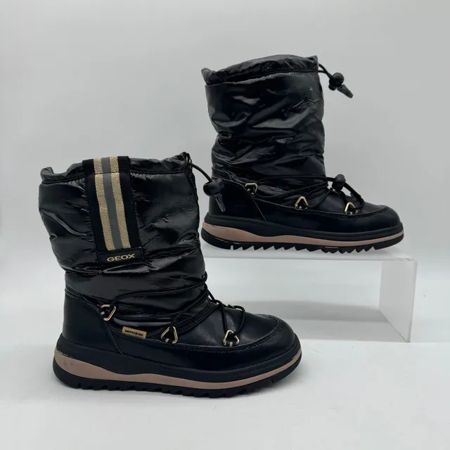 Geox Amphibiox Kids Winter Snow BootsBlack Size EU 34 / US 3 image indicator(3)