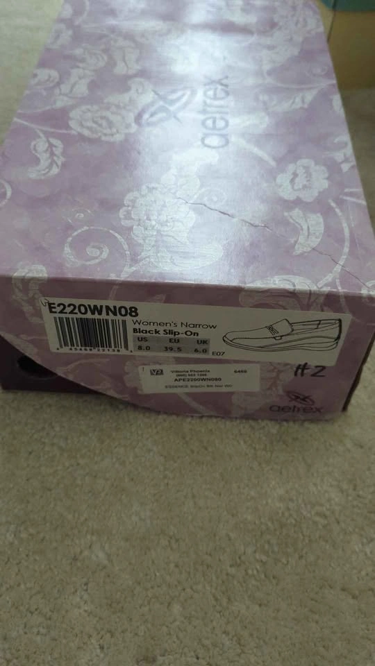 Aetrex Women's Black Slip-On Shoes Size 8 Narrow - photo 2