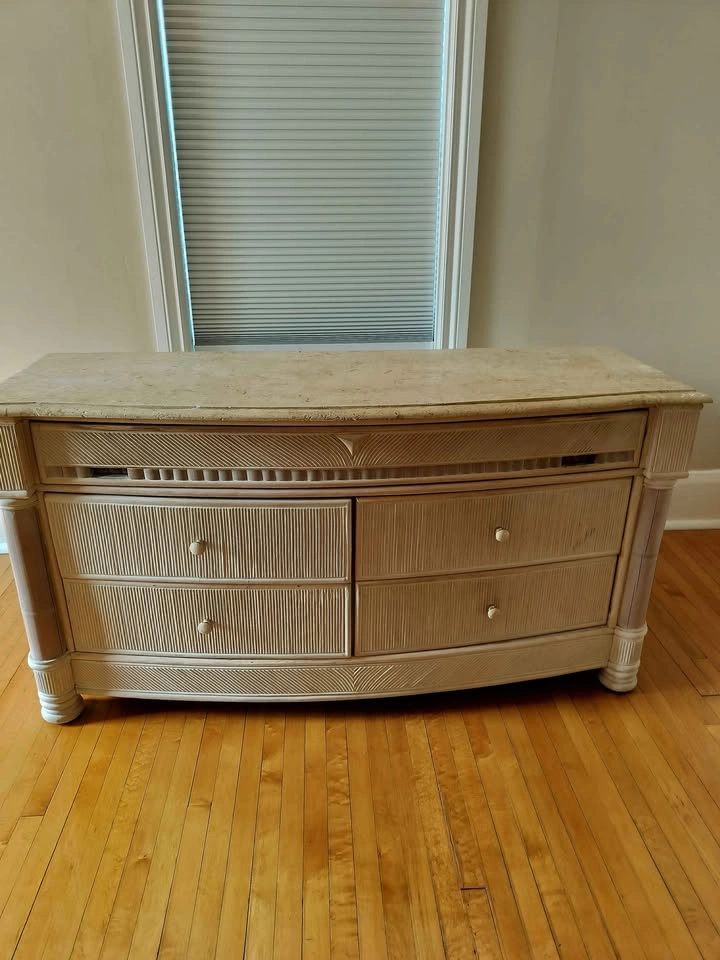 Stone-Like Top Coastal Style Dresser - photo 2