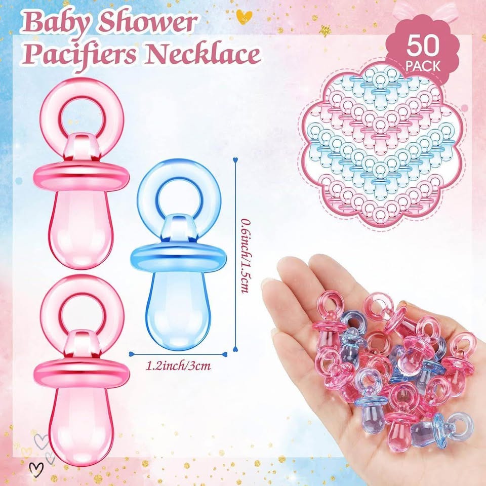 Thyle 51 Pcs Pacifier Hunt Baby Shower Games - photo 3