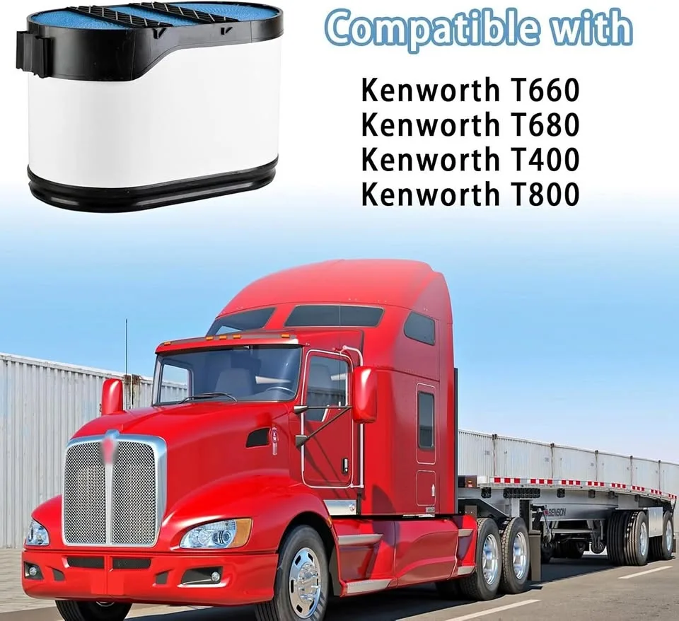 Engine Air Filter Kit for Kenworth T660 T680 T400 T800 thumbnail