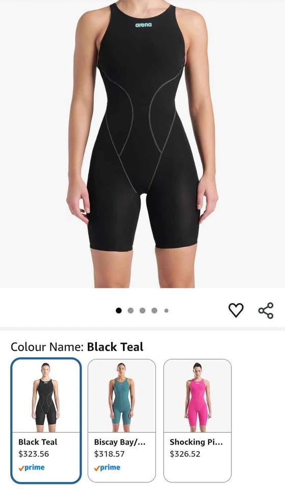 NEW Arena Powerskin ST 2.0 Open Back Kneeskin Size 28 - photo 5