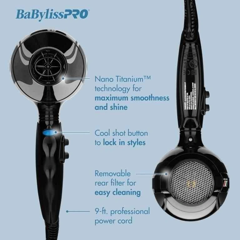 NEW BaBylissPRO Portofino Hair Dryer - photo 3