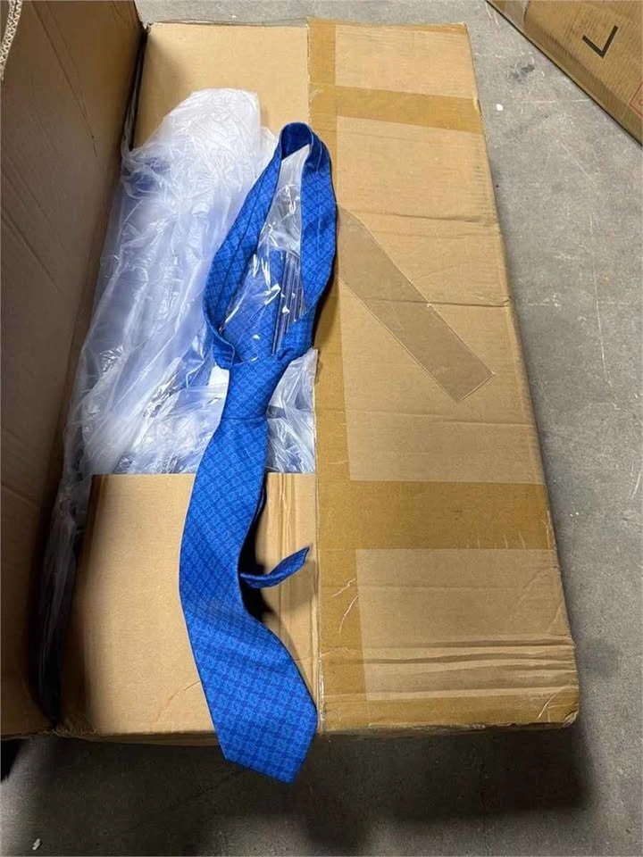 180pcs of NEW Blue Geometric Pattern Neckties - photo 2
