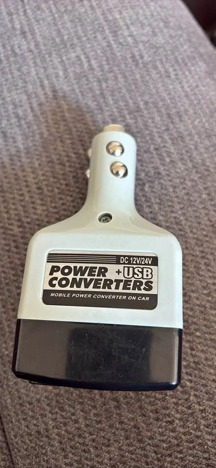 Mobile Power Converter + USB for Car